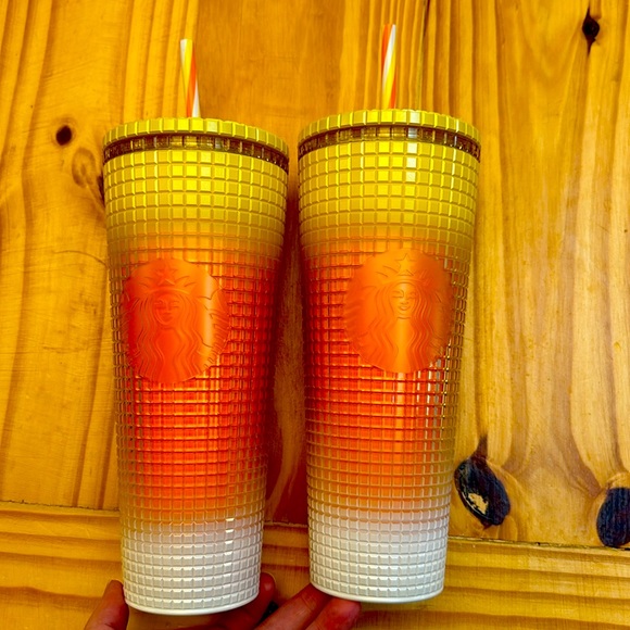 Disney Starbucks Halloween Candy Corn Tumbler - Picture 3 of 7